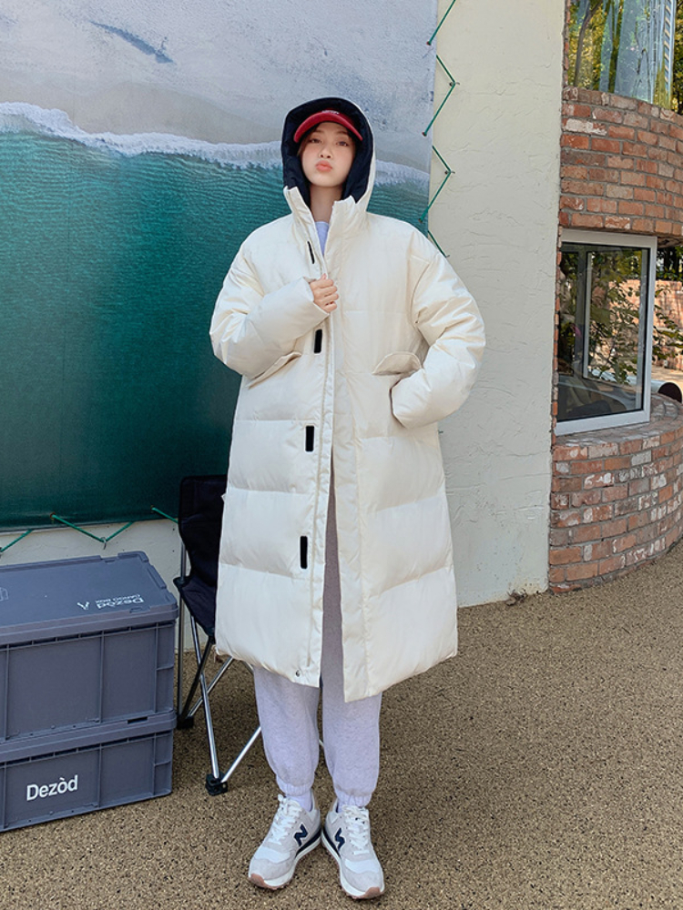 Women's Down Parkas Women Winter Long Puffer Jacket Fashion Hooded Korean Casual Parkas Female Solid Zipper Loose Oversized Parkas Mujer Outwear 220930, Black
Women's Down Parkas Women Winter Long Puffer Jacket Fashion Hooded Korean Casual Parkas Female Solid Zipper Loose Oversized Parkas Mujer Outwear 220930, Black