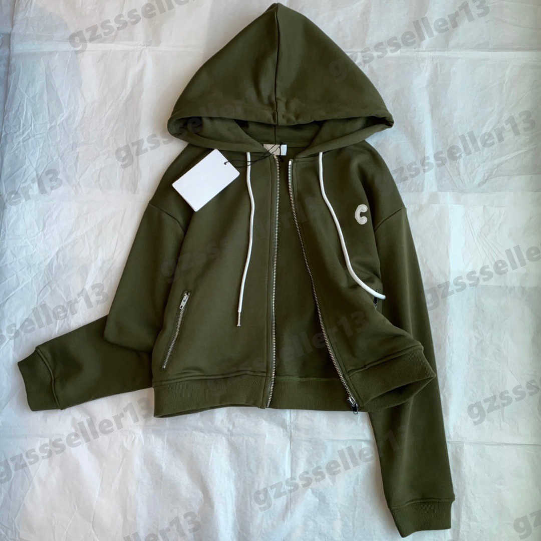 Womens Hoodie Army Green Jumper Classic Letter Embroidery Zipper Cardigan Hoodies Luxury Designer Women Jacket Tops 0912, 12
Womens Hoodie Army Green Jumper Classic Letter Embroidery Zipper Cardigan Hoodies Luxury Designer Women Jacket Tops 0912, 12