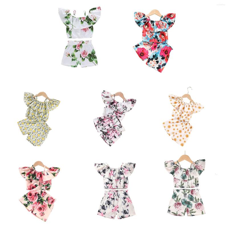 Clothing Sets Baby Short Sleeve Shorts Flower Print Elastic Waist Cool Little Princess Sweet Style Summer
Clothing Sets Baby Short Sleeve Shorts Flower Print Elastic Waist Cool Little Princess Sweet Style Summer