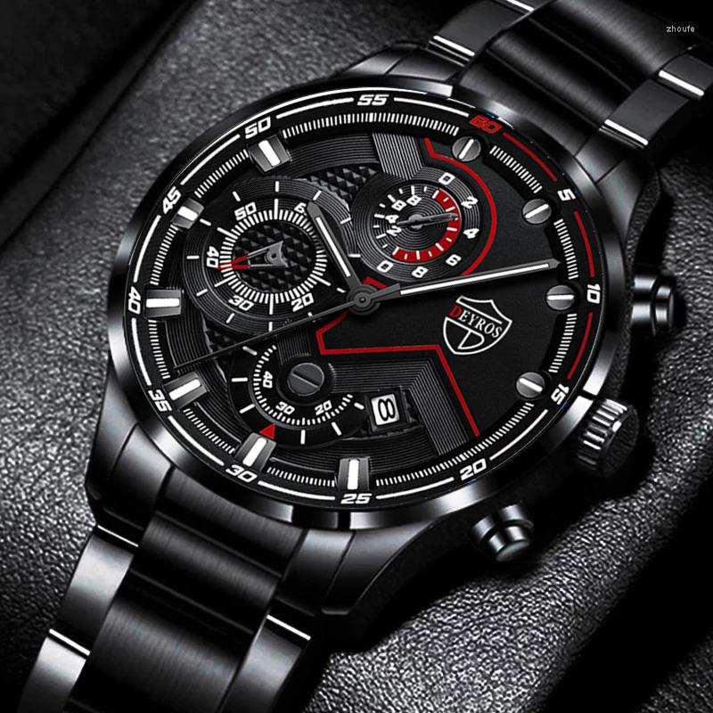 Wristwatches Reloj Hombre 2022 Men Watches Fashion Mens Business Stainless Steel Quartz Watch Luminous Clock Relogio Masculino, As shown 5
Wristwatches Reloj Hombre 2022 Men Watches Fashion Mens Business Stainless Steel Quartz Watch Luminous Clock Relogio Masculino, As shown 5