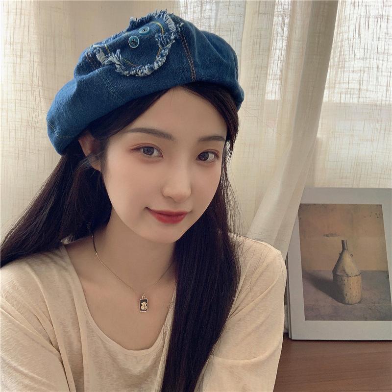 Berets Women Denim Beret Hats Washed Cotton Octagonal Cap Jeans Sboy Hat Girls Spring Autumn Beanies Female Casual Caps, Light denim
Berets Women Denim Beret Hats Washed Cotton Octagonal Cap Jeans Sboy Hat Girls Spring Autumn Beanies Female Casual Caps, Light denim