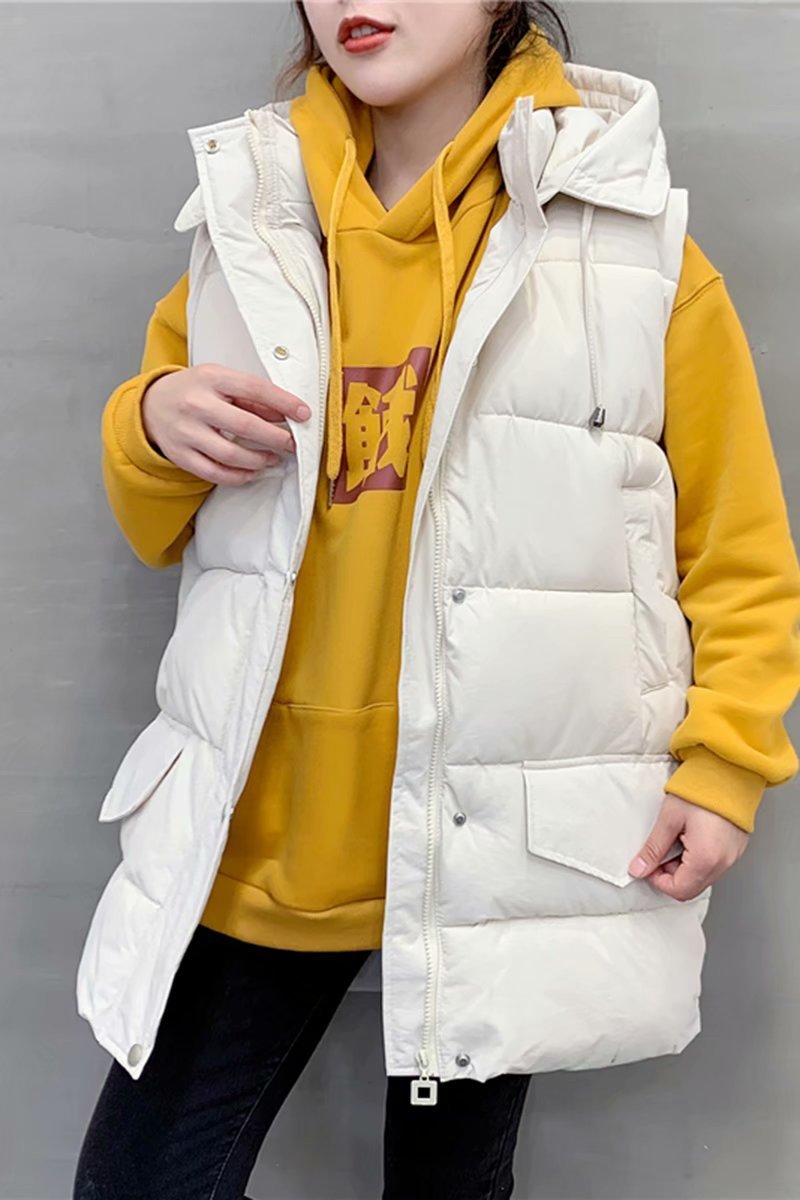 Women' Vests ZXQJ Women Fashion Midlength Warm Padded Waistcoat Vintage Sleeveless Drawstring Female Outerwear Chic Veste 220930, As picture
Women' Vests ZXQJ Women Fashion Midlength Warm Padded Waistcoat Vintage Sleeveless Drawstring Female Outerwear Chic Veste 220930, As picture