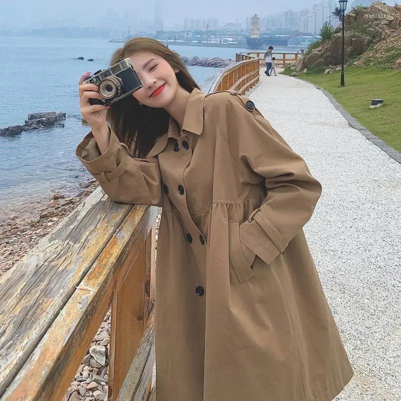 Women's Trench Coats HStar Coat Women Midi-Length Spring Autumn Casual Korean Double Breasted Female Windbreaker Solid Loose Jackets, Beige
Women's Trench Coats HStar Coat Women Midi-Length Spring Autumn Casual Korean Double Breasted Female Windbreaker Solid Loose Jackets, Beige