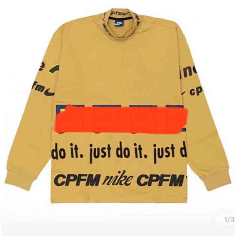 Hoodie CPFM High quality independent brand NK co branded cpfm long sleeved T-shirt bottomed shirt foam embroidered sweater issued 2519, Yellow
Hoodie CPFM High quality independent brand NK co branded cpfm long sleeved T-shirt bottomed shirt foam embroidered sweater issued 2519, Yellow