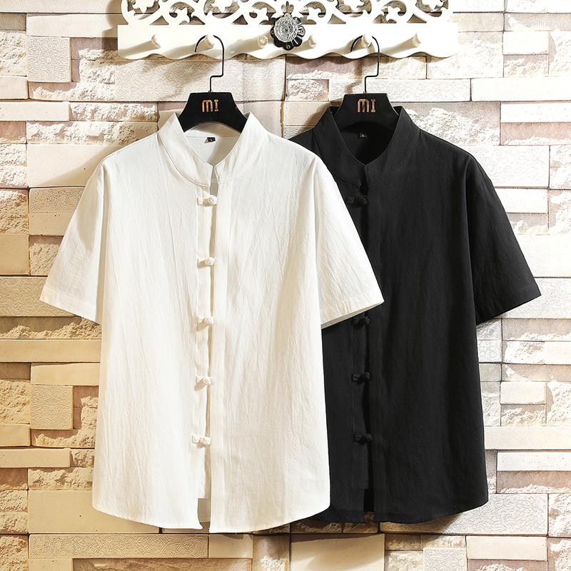 Men's Casual Shirts For 2022 Summer Designer Tops Blouses Chinese Fashion Linen Cotton Mens Short Sleeves Black Blue Oversize Clothing, C140 3
Men's Casual Shirts For 2022 Summer Designer Tops Blouses Chinese Fashion Linen Cotton Mens Short Sleeves Black Blue Oversize Clothing, C140 3
