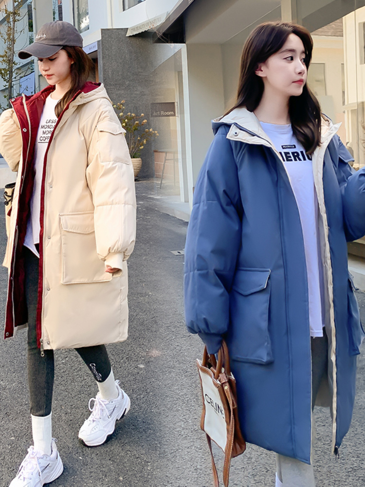 Women's Down Parkas Winter Long Puffer Jacket Women Tahick Solid Loose Oversized Cotton Padded Jacket Female Casual Hooded Parkas Mujer 220930, Creamy-white
Women's Down Parkas Winter Long Puffer Jacket Women Tahick Solid Loose Oversized Cotton Padded Jacket Female Casual Hooded Parkas Mujer 220930, Creamy-white