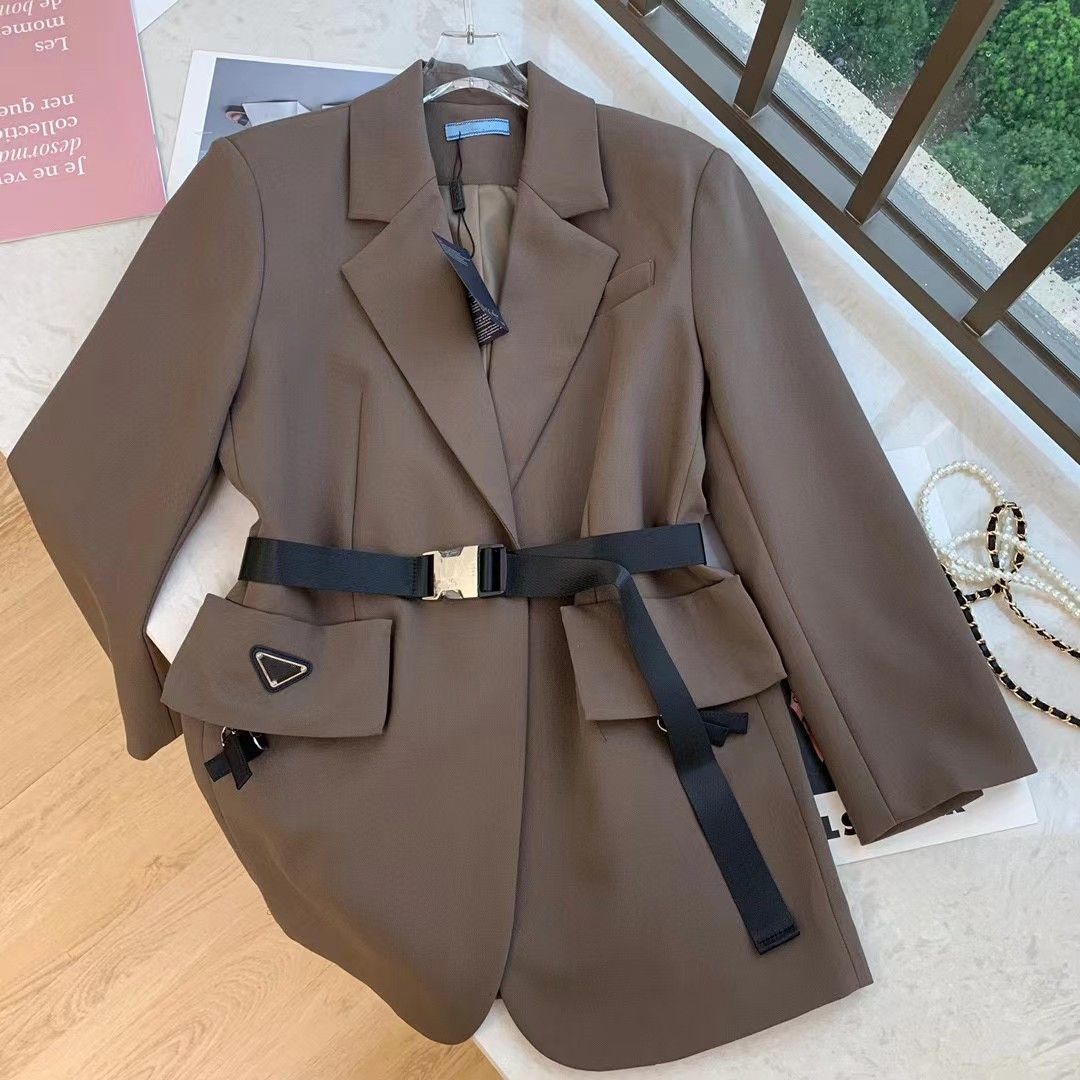 Fashion Women' Suit Jacket Coats Waist Belt Autumn Winter Clothing Temperament Design Triangle Medium Long Suits SML, Price difference
Fashion Women' Suit Jacket Coats Waist Belt Autumn Winter Clothing Temperament Design Triangle Medium Long Suits SML, Price difference