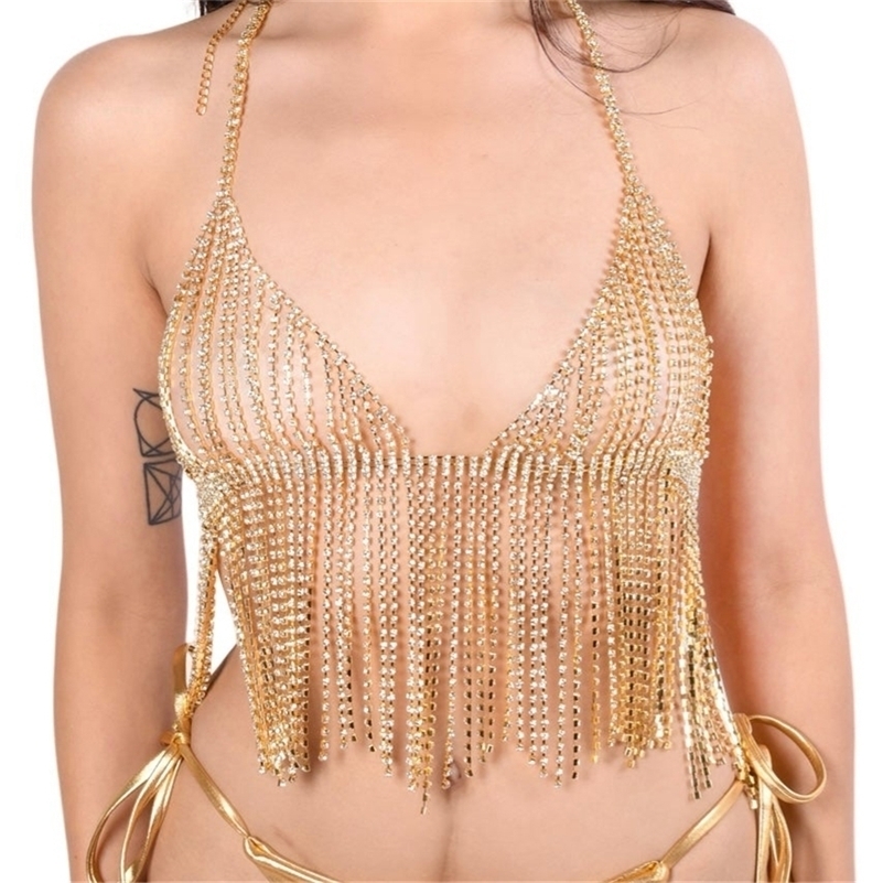 Belly Chains INS Fashion Super Flash Long Tassel Chest Ladies Beach Sexy Bling Crystal Sling Bra Top Body Jewelry Gift 220930
Belly Chains INS Fashion Super Flash Long Tassel Chest Ladies Beach Sexy Bling Crystal Sling Bra Top Body Jewelry Gift 220930