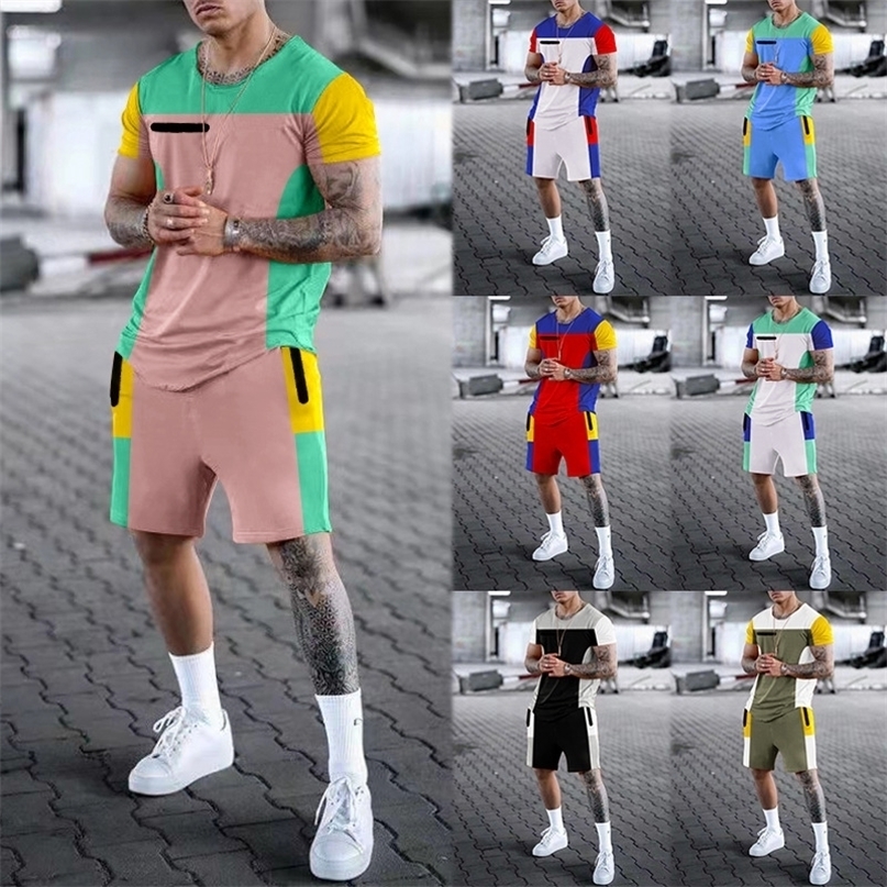 Men's Tracksuits Summer Trend Men's T-Shirt Short Sets Fashion Casual Man Clothing Tracksuit 2 Piece Suit Brand Sportswear Male Round Neck Blouse 221006, 16
Men's Tracksuits Summer Trend Men's T-Shirt Short Sets Fashion Casual Man Clothing Tracksuit 2 Piece Suit Brand Sportswear Male Round Neck Blouse 221006, 16