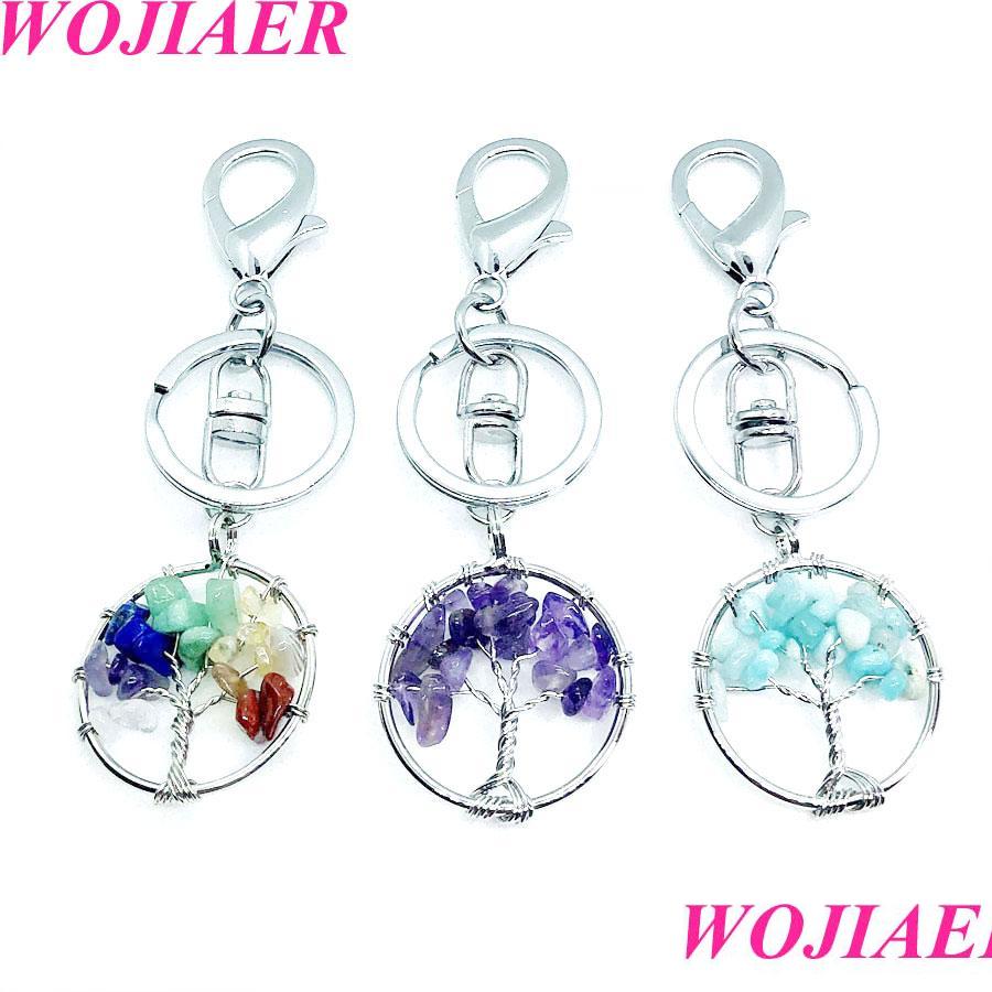 Key Rings Natural Stone Clear Crystal Keychains Ring Key Handmade Holder Round Tree Of Life For Women Car Bags Accessories B Lulubaby Dh6Oi
Key Rings Natural Stone Clear Crystal Keychains Ring Key Handmade Holder Round Tree Of Life For Women Car Bags Accessories B Lulubaby Dh6Oi