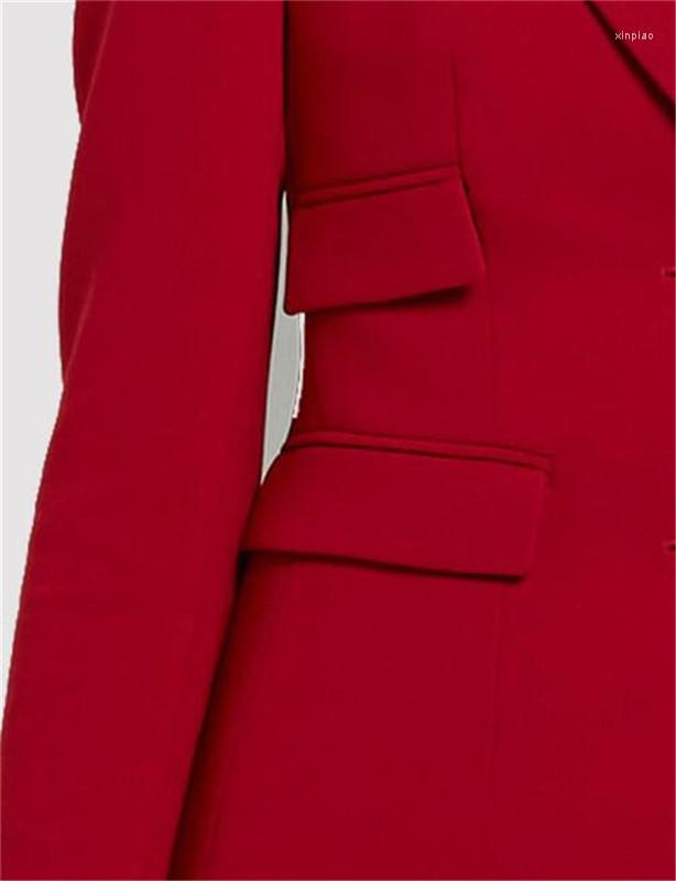 Women' Two Piece Pants Lucky Red Slim Fit Women Pantsuits Jacket Long Sleeve Suit Elegant Tailored Collar Suits Female Ladies, 010
Women' Two Piece Pants Lucky Red Slim Fit Women Pantsuits Jacket Long Sleeve Suit Elegant Tailored Collar Suits Female Ladies, 010
