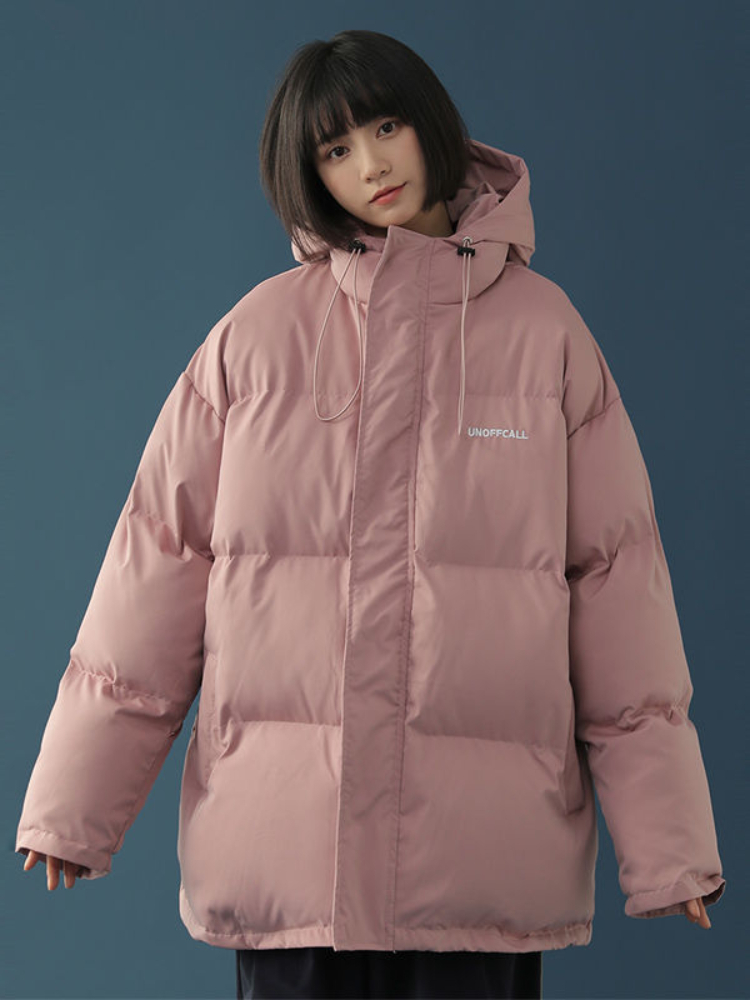 Women's Down Parkas Women Winter Puffer Jacket Korean Hooded Thickening Short Bubble Coats Female Loose Casual Oversized Parkas Fashion Outwear 220930, Creamy-white 
Women's Down Parkas Women Winter Puffer Jacket Korean Hooded Thickening Short Bubble Coats Female Loose Casual Oversized Parkas Fashion Outwear 220930, Creamy-white