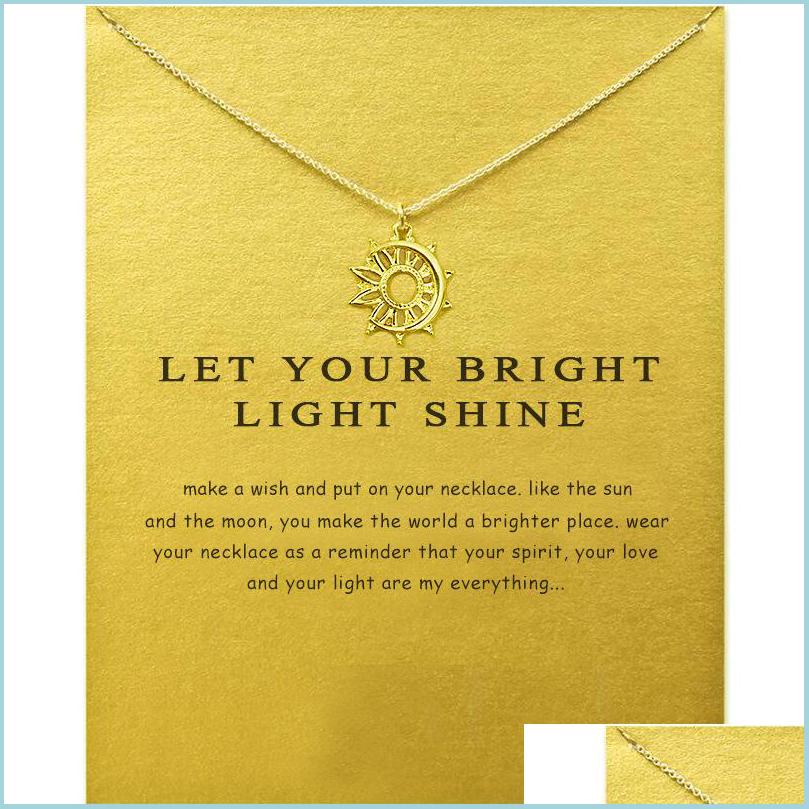 Pendant Necklaces Card Choker Necklaces With Gold Sier Moon And Sunshine Pendant Necklace For Fashion Women Jewelry Drop Del Vipjewel Dhfdj
Pendant Necklaces Card Choker Necklaces With Gold Sier Moon And Sunshine Pendant Necklace For Fashion Women Jewelry Drop Del Vipjewel Dhfdj