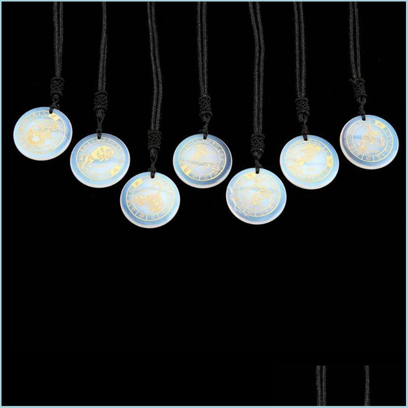 Pendant Necklaces Pendant Necklaces Opal 12 Constellations Necklace Handmade Carve Constellation Symbol Reiki Healing Stone Astrology Dh2Ss
Pendant Necklaces Pendant Necklaces Opal 12 Constellations Necklace Handmade Carve Constellation Symbol Reiki Healing Stone Astrology Dh2Ss
