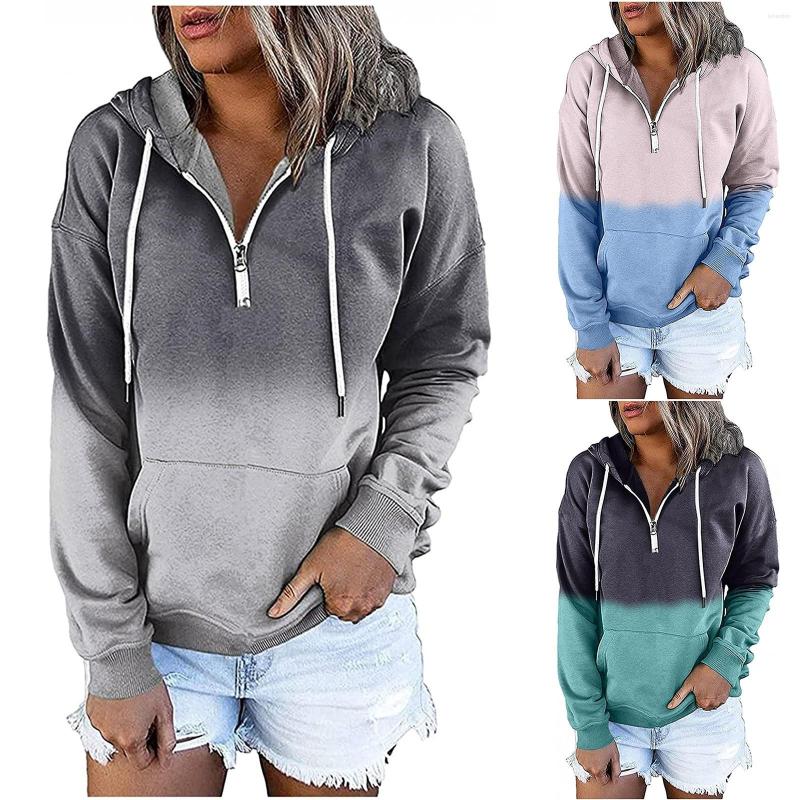 Women's Hoodies Drawstring Gradient Color Sweatshirts Women Casual Hooded Long Sleeve Top Streetwear Sudaderas Con Capucha, Gray
Women's Hoodies Drawstring Gradient Color Sweatshirts Women Casual Hooded Long Sleeve Top Streetwear Sudaderas Con Capucha, Gray
