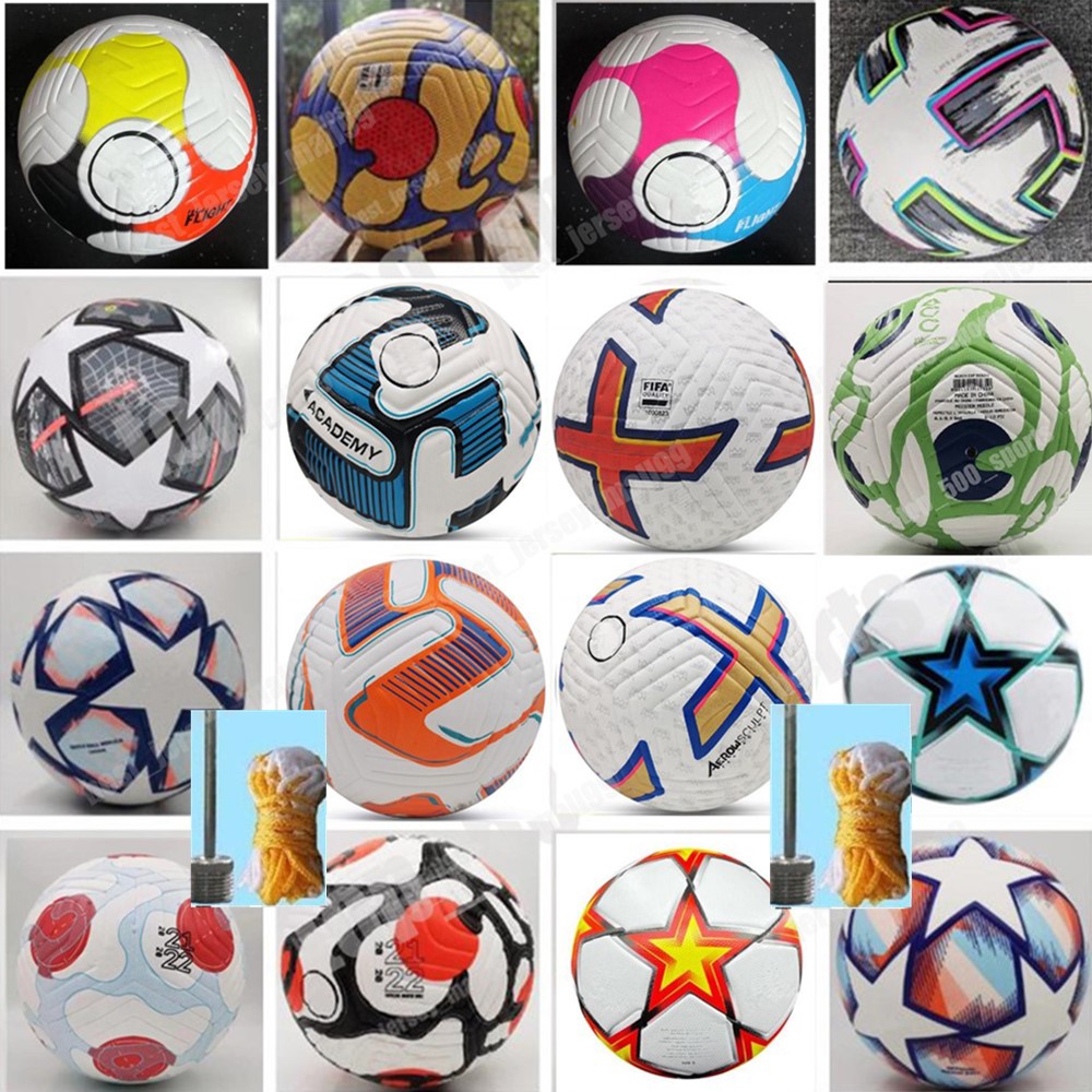 22 23New soccer Ball European champion Club League PU Size 5 high-grade nice match liga premer 2023 Finals football balls
22 23New soccer Ball European champion Club League PU Size 5 high-grade nice match liga premer 2023 Finals football balls