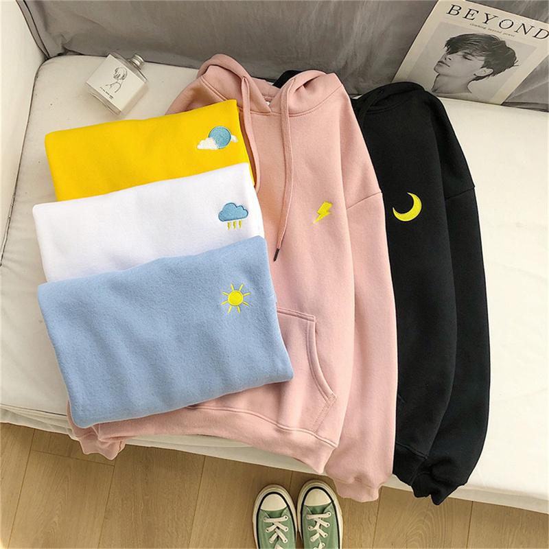 Women' Hoodies Oversized Women Thicker Moon Printed Warm Pullover Drawstring Sweatshirt Harajuku Pink Womens High Quality, Black
Women' Hoodies Oversized Women Thicker Moon Printed Warm Pullover Drawstring Sweatshirt Harajuku Pink Womens High Quality, Black