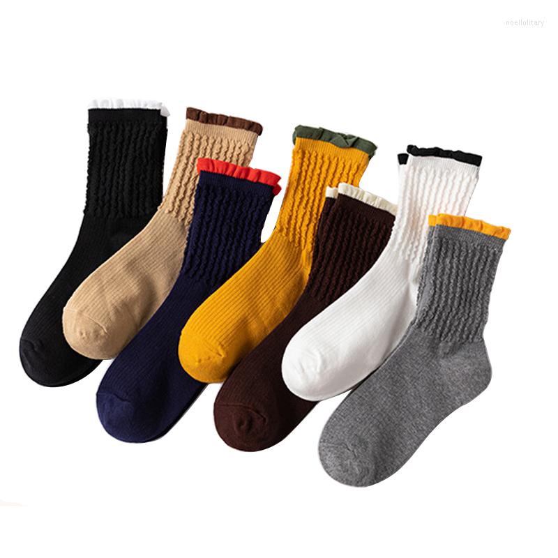 Women Socks 5 Pairs/lot 10 Pieces Autumn Winter Breathable Lace Ladies Solid Color Pile Cotton Set, Black
Women Socks 5 Pairs/lot 10 Pieces Autumn Winter Breathable Lace Ladies Solid Color Pile Cotton Set, Black