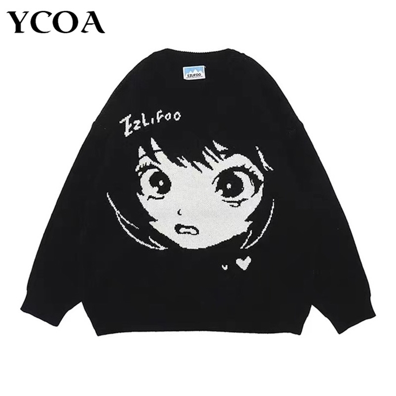 Women's Sweaters Women's Sweater Ladies Oversize Anime Y2k Aesthetic Kawaii Tops Pullovers Long Sleeve Streetwear Goth Winter Vintage Clothing 221006, Green
Women's Sweaters Women's Sweater Ladies Oversize Anime Y2k Aesthetic Kawaii Tops Pullovers Long Sleeve Streetwear Goth Winter Vintage Clothing 221006, Green
