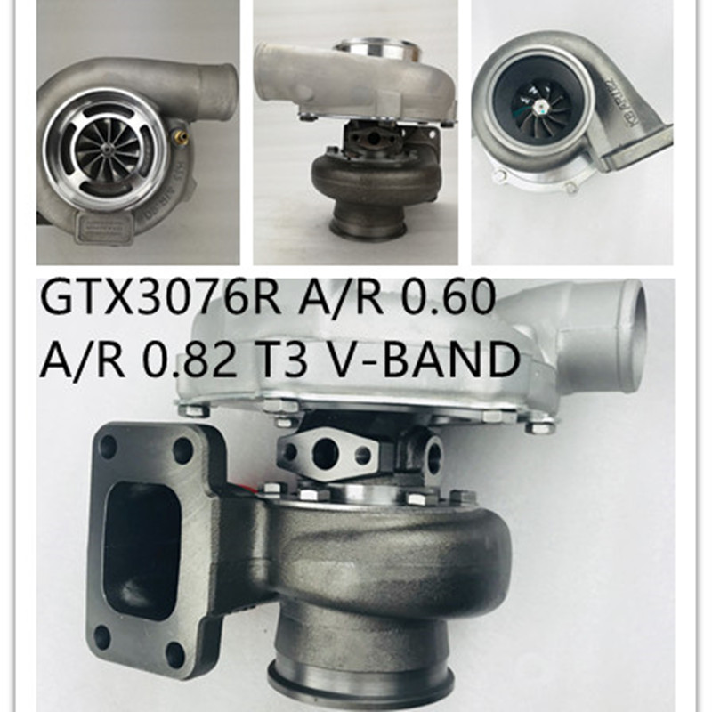 856801-5026S 740902-0008 GTX3076R Turbocharger Assembly Kits Standard .60 A/R 560HP Billet Wheel 0.82 A/R T3 / V-band
