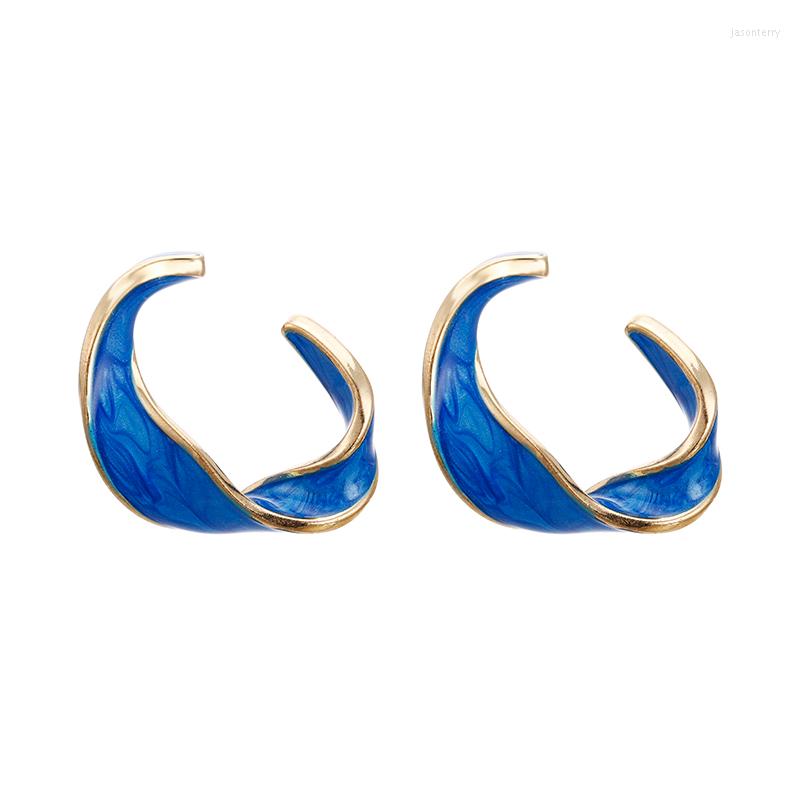 Stud Earrings Selling Elegant Blue Drop Glaze Twist 925 Silver Needle Ladies Jewelry Accessories Anti Allergy Birthday Gift
Stud Earrings Selling Elegant Blue Drop Glaze Twist 925 Silver Needle Ladies Jewelry Accessories Anti Allergy Birthday Gift