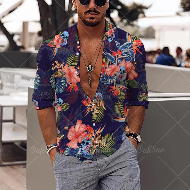 Men's Casual Shirts 2022 Men's Long Sleeve Lapel Shirt Floral Plant Print Hawaiian Streetwear Male Clothes Loose Tops Men, Ofsh-02336
Men's Casual Shirts 2022 Men's Long Sleeve Lapel Shirt Floral Plant Print Hawaiian Streetwear Male Clothes Loose Tops Men, Ofsh-02336