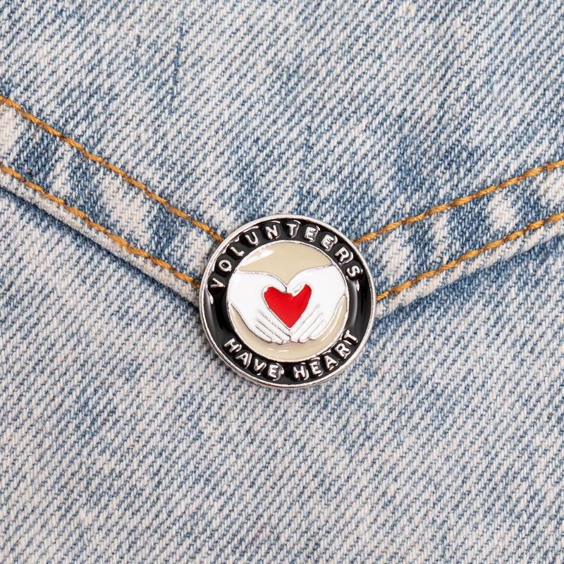 Brooches Volunteer Have Heart Lapel Badges Pins For Event Gifts -Iron Plated Brass Butterfly Button
Brooches Volunteer Have Heart Lapel Badges Pins For Event Gifts -Iron Plated Brass Butterfly Button