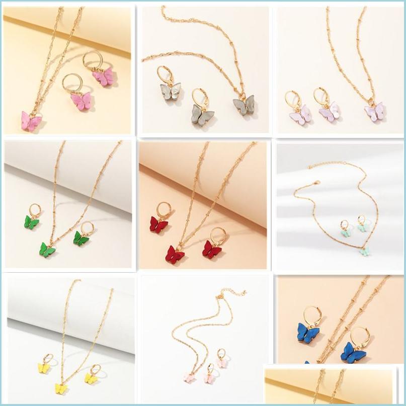 Earrings Necklace 20Pcs/Lot Lovely Butterfly Pendant Necklaces And Earrings Set For Women Girls Fashion Elegant Party Jewe Lulubaby Dhp7M, Green
Earrings Necklace 20Pcs/Lot Lovely Butterfly Pendant Necklaces And Earrings Set For Women Girls Fashion Elegant Party Jewe Lulubaby Dhp7M, Green