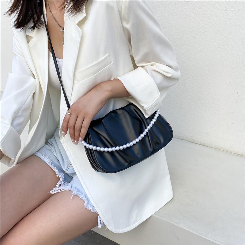 Evening Bags Pearl Design Sweet Cloud Small PU Leather Crossbody For Women 2022 Solid Color Shoulder Handbags Female Cross Body Bag, Black
Evening Bags Pearl Design Sweet Cloud Small PU Leather Crossbody For Women 2022 Solid Color Shoulder Handbags Female Cross Body Bag, Black