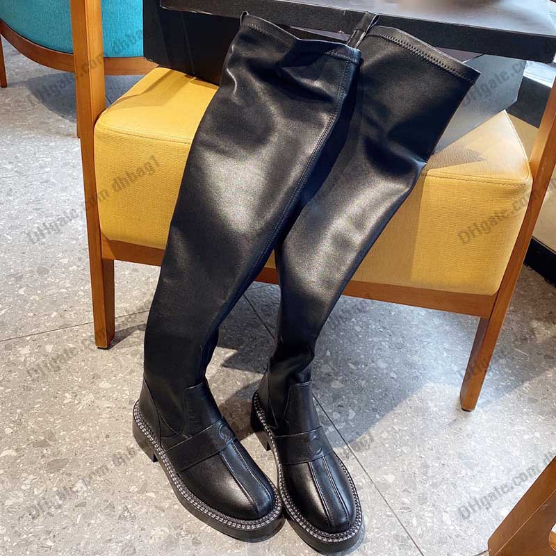 Womens Stretch Thigh High Knee Boots Designer Calfskin Slip-on Ankle Boot Waterproof Rainboots Winter Snow Retro Black Fashion Booties With Dress Jeans Hoodies
Womens Stretch Thigh High Knee Boots Designer Calfskin Slip-on Ankle Boot Waterproof Rainboots Winter Snow Retro Black Fashion Booties With Dress Jeans Hoodies