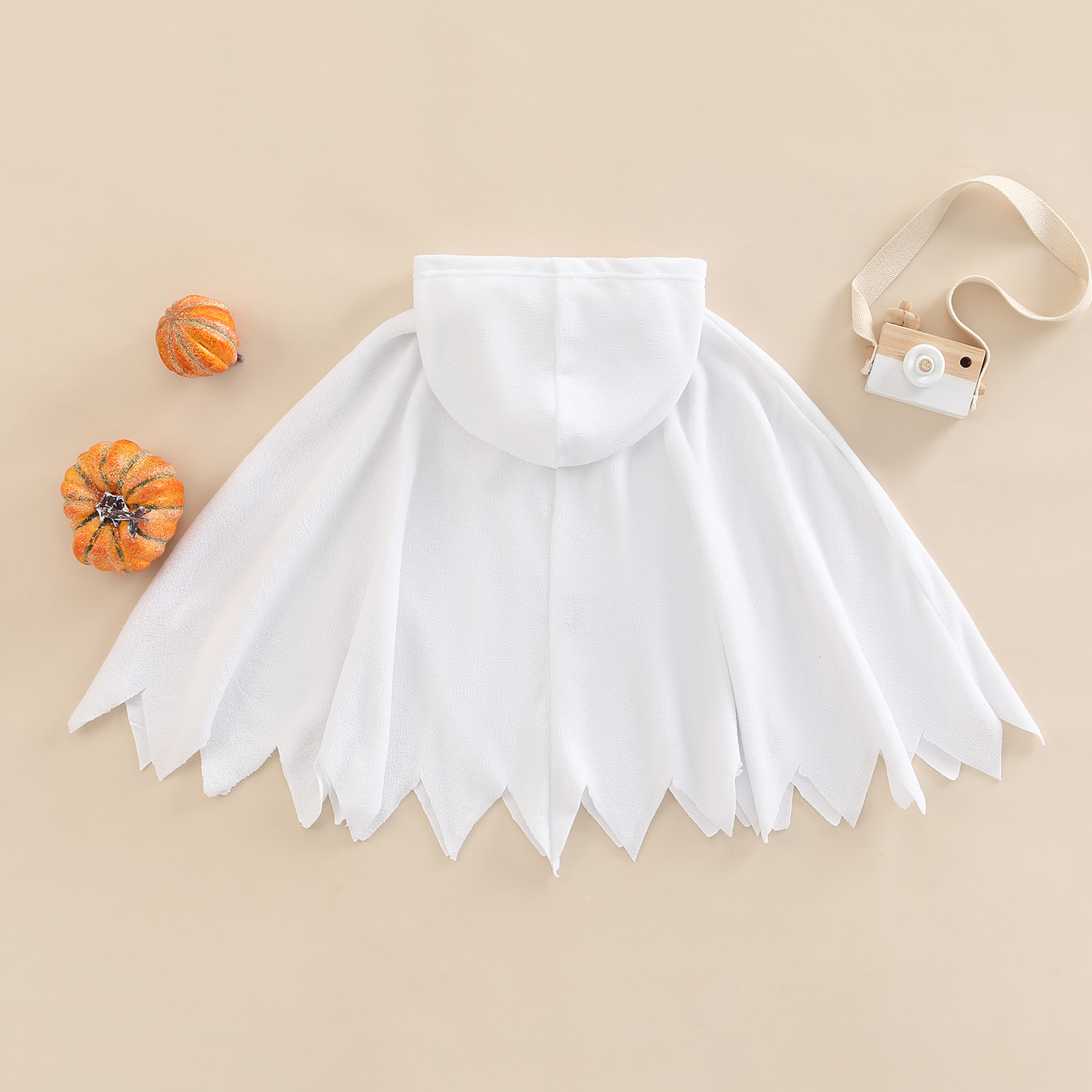 Jackets Infant Kids Baby Girls Boys Children Halloween Cloak Hooded Ghost Face Pattern Costumes Cosplay RolePlay Child Holiday Outfit 221006