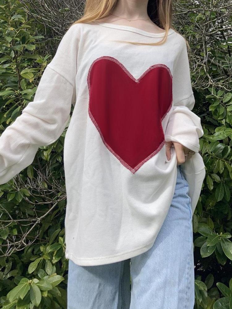 Women' T Shirts Y2k Aesthetic Fashion Vintage Heart Print Graphic Grunge T-shirt Women 2022 Autumn E-girl Harajuku Loose Casual Streetwear, White
Women' T Shirts Y2k Aesthetic Fashion Vintage Heart Print Graphic Grunge T-shirt Women 2022 Autumn E-girl Harajuku Loose Casual Streetwear, White