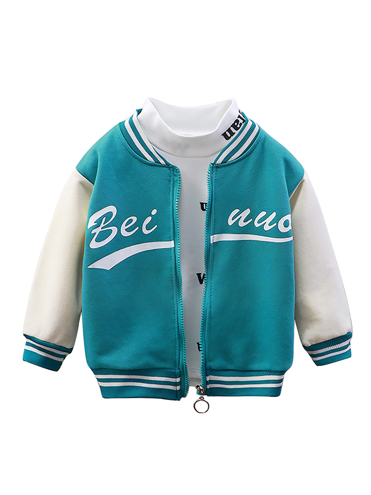Jackets LJMOFA 16T Kid Fashion Jacket for Boy Coat Spring Autumn Baseball Uniform Cotton Light Weight Outerwear Baby Child Cloth D144 221006
