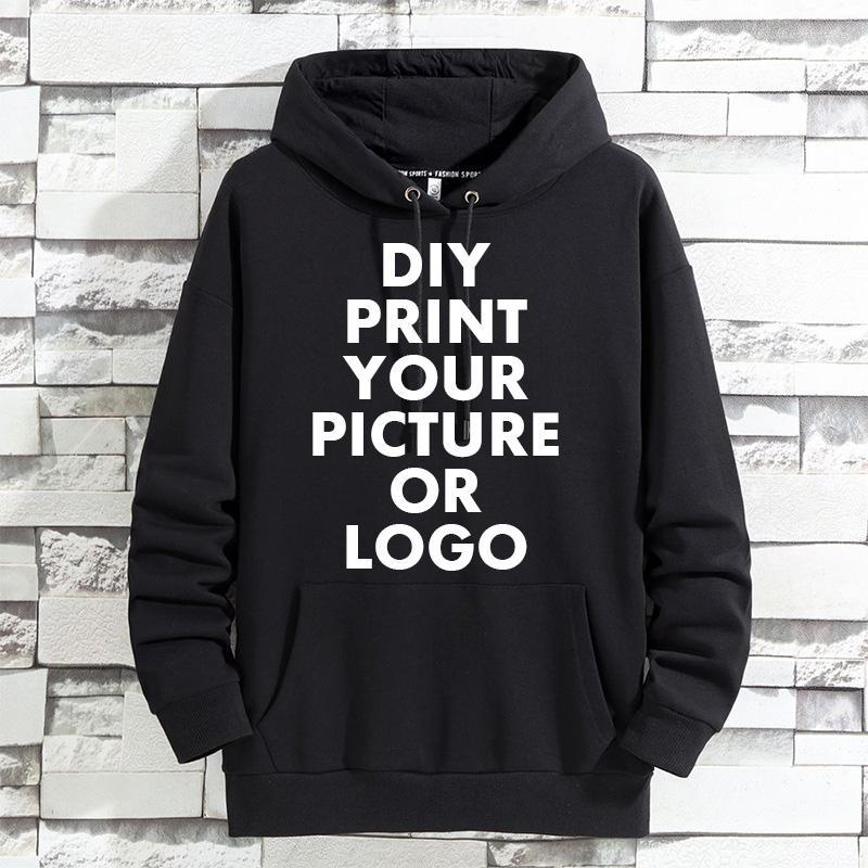 Men' Hoodies Men' & Sweatshirts Custom Printed Picture Logo Men Women Fashion Cotton Pullover Autumn Winter Warm Family Clothes, Black
Men' Hoodies Men' & Sweatshirts Custom Printed Picture Logo Men Women Fashion Cotton Pullover Autumn Winter Warm Family Clothes, Black