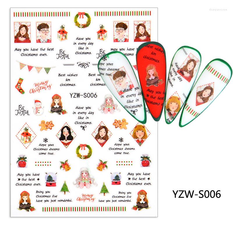 Nail Stickers 3D Christmas Sticker For Nails Tree Bell Snowflake Sliders Design Decals Manicure Art Decor, S007
Nail Stickers 3D Christmas Sticker For Nails Tree Bell Snowflake Sliders Design Decals Manicure Art Decor, S007