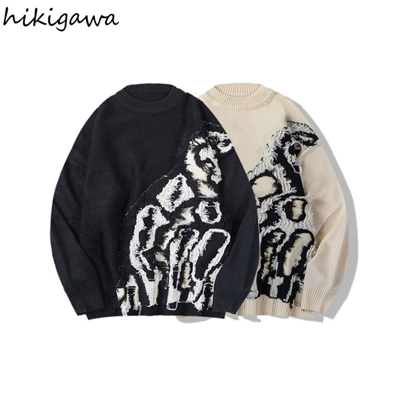 Women's Sweaters Women's Clothing Oversized Pullovers Streetwear BF Fashion Jumper Tops Mujer Frayed Casual Knitted Sweater Pull Femme 7g267 221006, Black
Women's Sweaters Women's Clothing Oversized Pullovers Streetwear BF Fashion Jumper Tops Mujer Frayed Casual Knitted Sweater Pull Femme 7g267 221006, Black