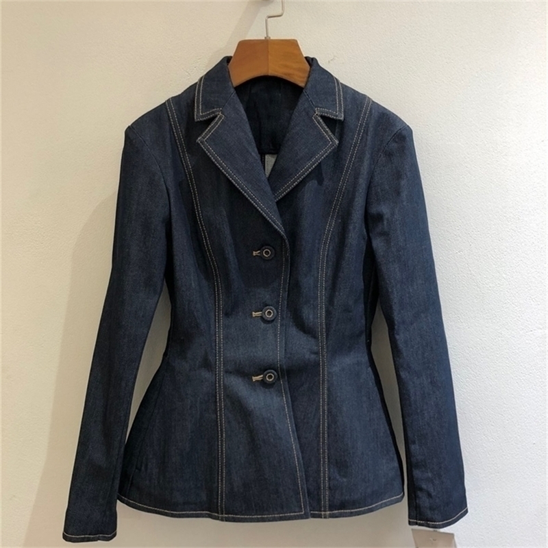 Womens Jacket Autumn and Winter Long Sleeve Turn Down Collar Denim Jacket 220930, Multi
Womens Jacket Autumn and Winter Long Sleeve Turn Down Collar Denim Jacket 220930, Multi