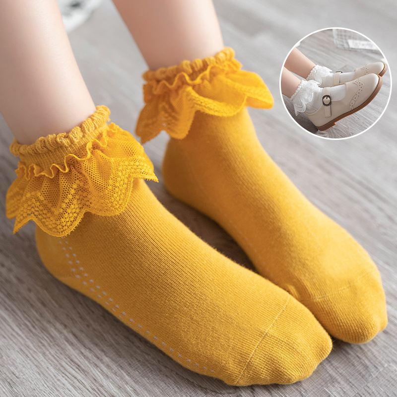 Socks 10 Pairs lot Spring Autumn Trending Baby Girls Cotton Solid Breathable Lace Bubble Dance Ankle High born Accessories 221006, Yellow
Socks 10 Pairs lot Spring Autumn Trending Baby Girls Cotton Solid Breathable Lace Bubble Dance Ankle High born Accessories 221006, Yellow