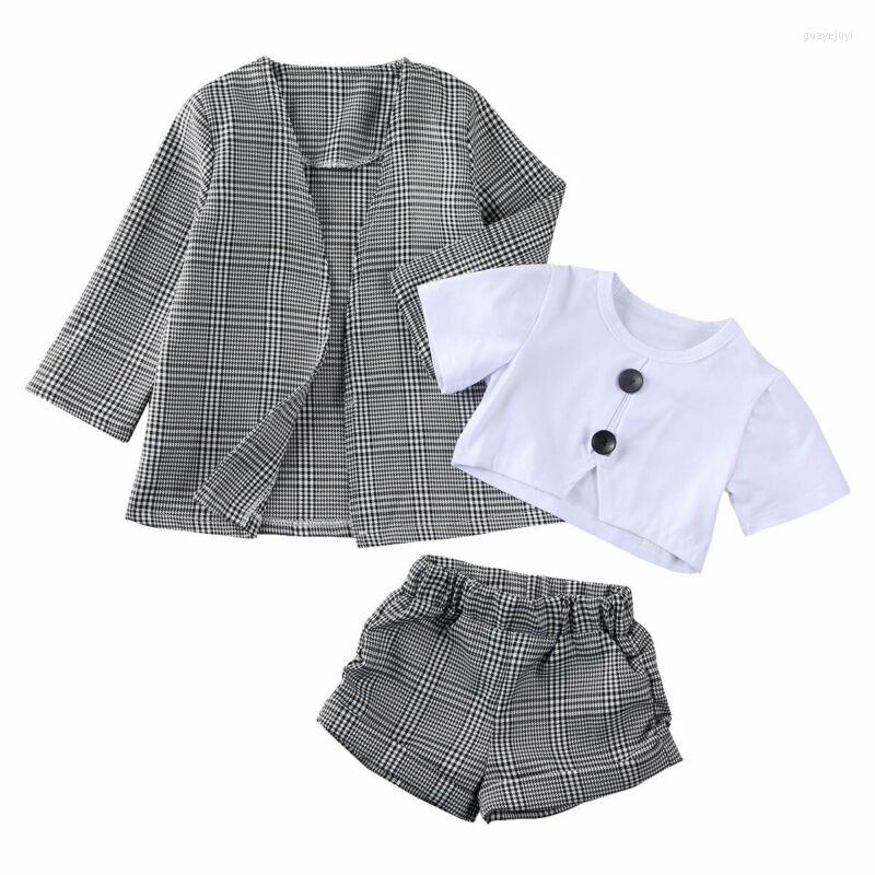 Clothing Sets Pudcoco US Stock 1-6 Years Cute Born Baby Girl Clothes Print Plaid Coat Short Shirt Top Pants Formal Outerwear, Picture shown
Clothing Sets Pudcoco US Stock 1-6 Years Cute Born Baby Girl Clothes Print Plaid Coat Short Shirt Top Pants Formal Outerwear, Picture shown