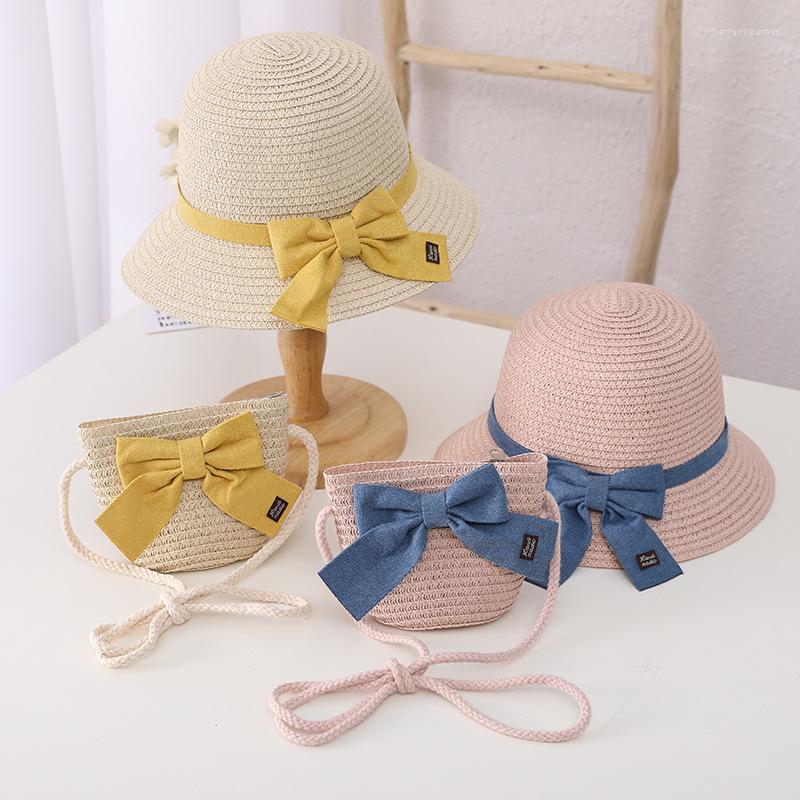 Berets Summer Boy Girls Cute Bow Straw Hat 2 Pcs Sets Sun And Shoulder Bag Totes Purse Baby Kids Beach Leisure Cap, Only hat blue
Berets Summer Boy Girls Cute Bow Straw Hat 2 Pcs Sets Sun And Shoulder Bag Totes Purse Baby Kids Beach Leisure Cap, Only hat blue