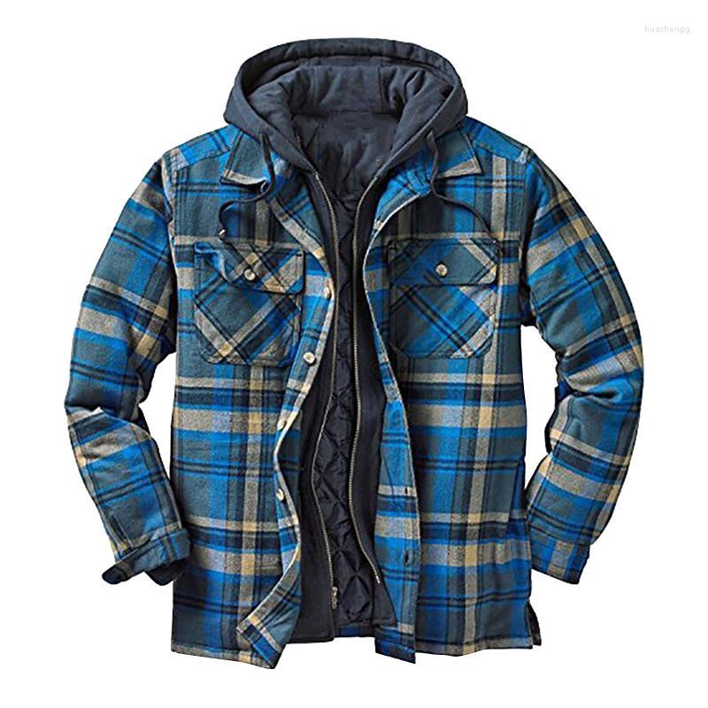 Men' Jackets Men' Winter Men Casual Thick Warm Coat Male Button Down Plaid Hooded Fleece Long Sleeve Jacket Solid Color Parkas, Green
Men' Jackets Men' Winter Men Casual Thick Warm Coat Male Button Down Plaid Hooded Fleece Long Sleeve Jacket Solid Color Parkas, Green