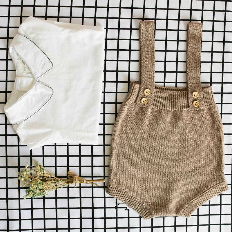 Rompers New 2020 Baby Knitting Rompers Cute Overalls Baby Boys Clothes Infantil Baby Girl Boy Sleeveless Romper Jumpsuit 024M J220922, Pants.
Rompers New 2020 Baby Knitting Rompers Cute Overalls Baby Boys Clothes Infantil Baby Girl Boy Sleeveless Romper Jumpsuit 024M J220922, Pants.