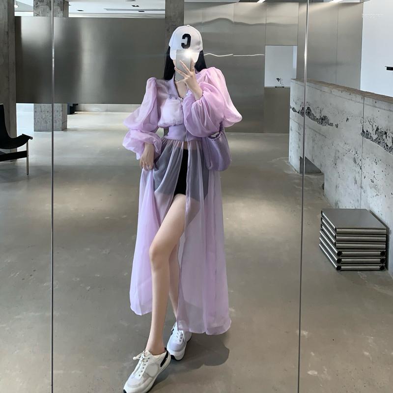 Women's Blouses F GIRLS Temperament Cardigan Women Summer Puff Sleeve Chiffon Long Top 2022 Chic Loose Sunscreen Age Reducing Thin Coat, White
Women's Blouses F GIRLS Temperament Cardigan Women Summer Puff Sleeve Chiffon Long Top 2022 Chic Loose Sunscreen Age Reducing Thin Coat, White