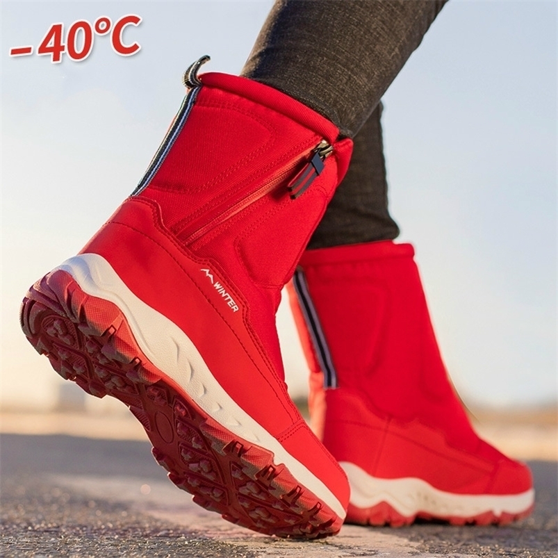 Boots Women Non-slip Waterproof Winter Ankle Snow Platform Shoes with Thick Fur Botas Mujer Thigh High 221006, Red
Boots Women Non-slip Waterproof Winter Ankle Snow Platform Shoes with Thick Fur Botas Mujer Thigh High 221006, Red