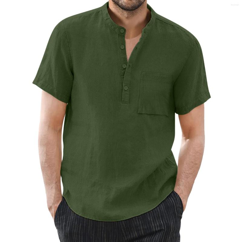 Men's Casual Shirts Big And Tall Long Sleeve T For Men Spring Summer Solid Top Shirt Cotton Linen Stand Gold, Black
Men's Casual Shirts Big And Tall Long Sleeve T For Men Spring Summer Solid Top Shirt Cotton Linen Stand Gold, Black