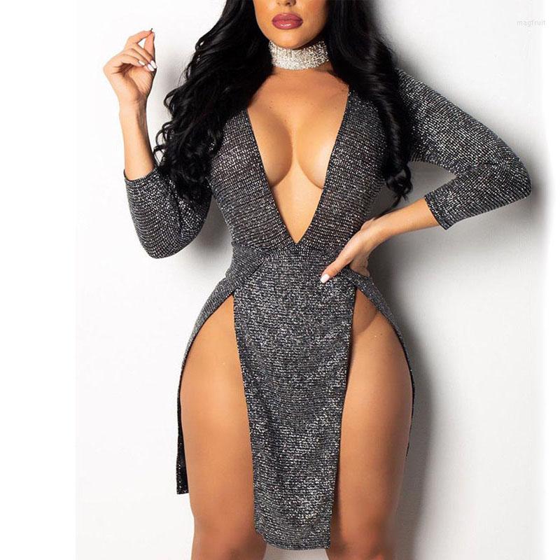 Casual Dresses Sexy Woman Sequins Deep V Split Bandage Bodycon Party Cocktail Skinny Mini Dress, Grey sequin
Casual Dresses Sexy Woman Sequins Deep V Split Bandage Bodycon Party Cocktail Skinny Mini Dress, Grey sequin