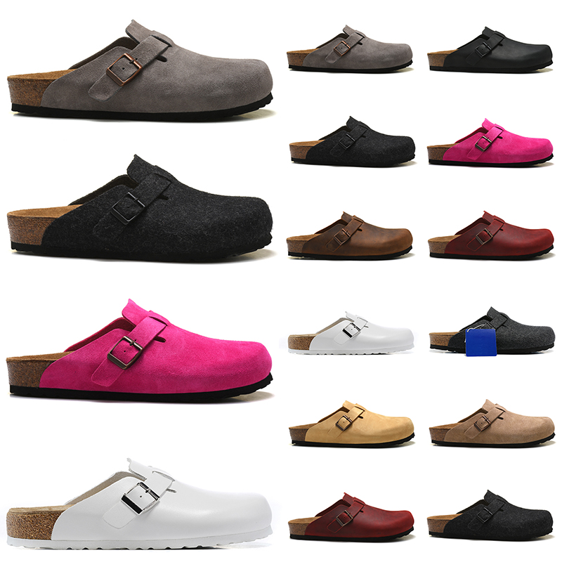 Boston Clogs Designer Sandals men women slide slippers Soft Footbed Clog slipper Suede Leather Buckle Strap Shoes Unisex Woody Outdoor Indoor Black Brown, Item #1
Boston Clogs Designer Sandals men women slide slippers Soft Footbed Clog slipper Suede Leather Buckle Strap Shoes Unisex Woody Outdoor Indoor Black Brown, Item #1