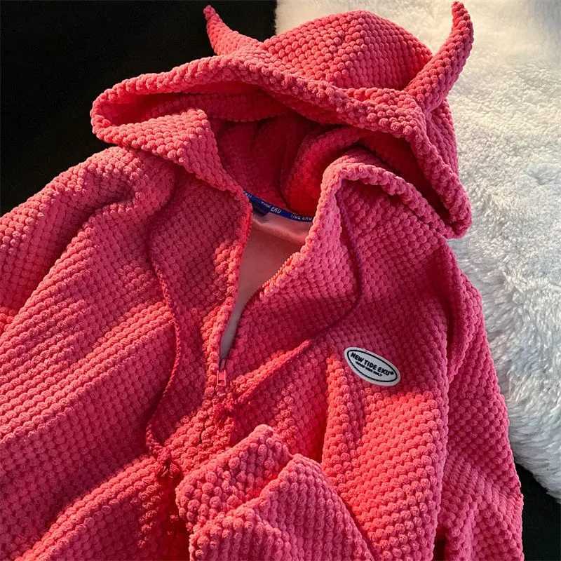 Warm Hoodie Solid Color Top Clothes Streetwear Loose Knitted Sweater Oversized Strange Gothic Y2K Harajuku vintage punk park, Black
Warm Hoodie Solid Color Top Clothes Streetwear Loose Knitted Sweater Oversized Strange Gothic Y2K Harajuku vintage punk park, Black
