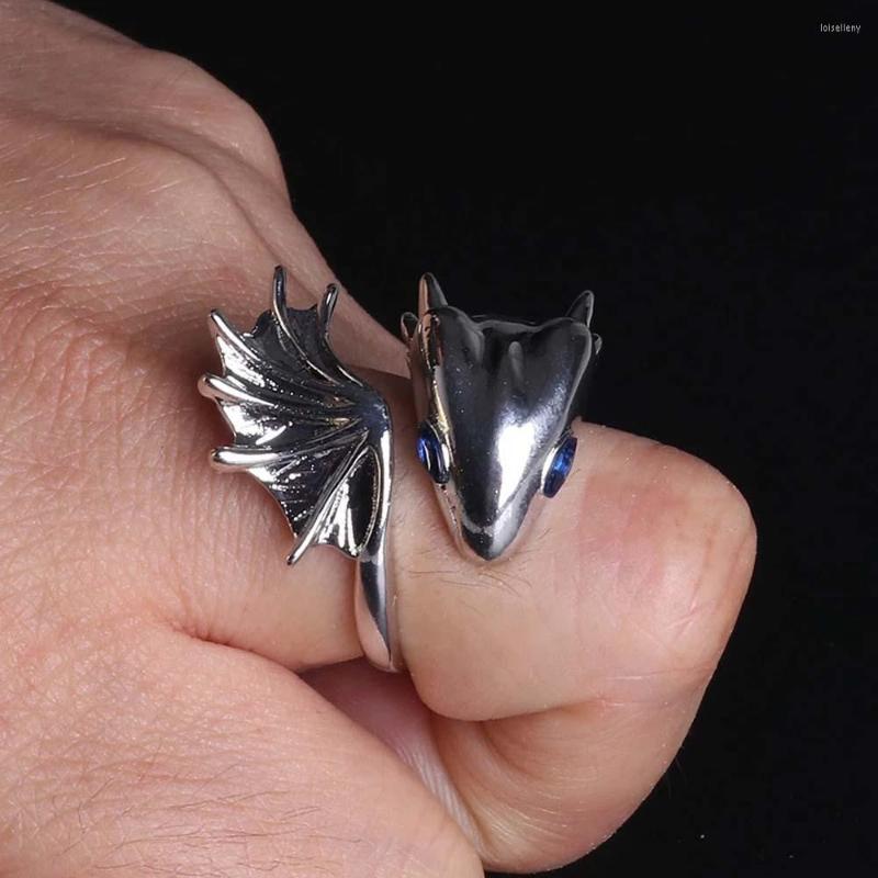 Cluster Rings Punk Personality Exaggerated Rhinestone Red Blue Eyes Dragon Unisex Copper Open Resizable Ring Gift For Lover Jewelry
Cluster Rings Punk Personality Exaggerated Rhinestone Red Blue Eyes Dragon Unisex Copper Open Resizable Ring Gift For Lover Jewelry