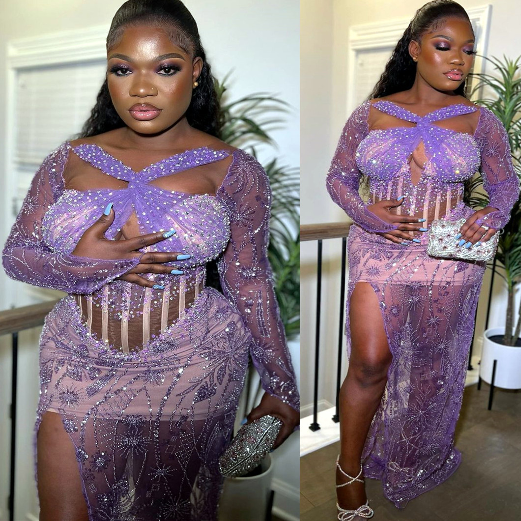 2022 Arabic Aso Ebi Lilac Sheath Prom Dresses Sequined Lace Evening Formal Party Second Reception Birthday Engagement Gowns Dress ZJ78E, Dark red
2022 Arabic Aso Ebi Lilac Sheath Prom Dresses Sequined Lace Evening Formal Party Second Reception Birthday Engagement Gowns Dress ZJ78E, Dark red